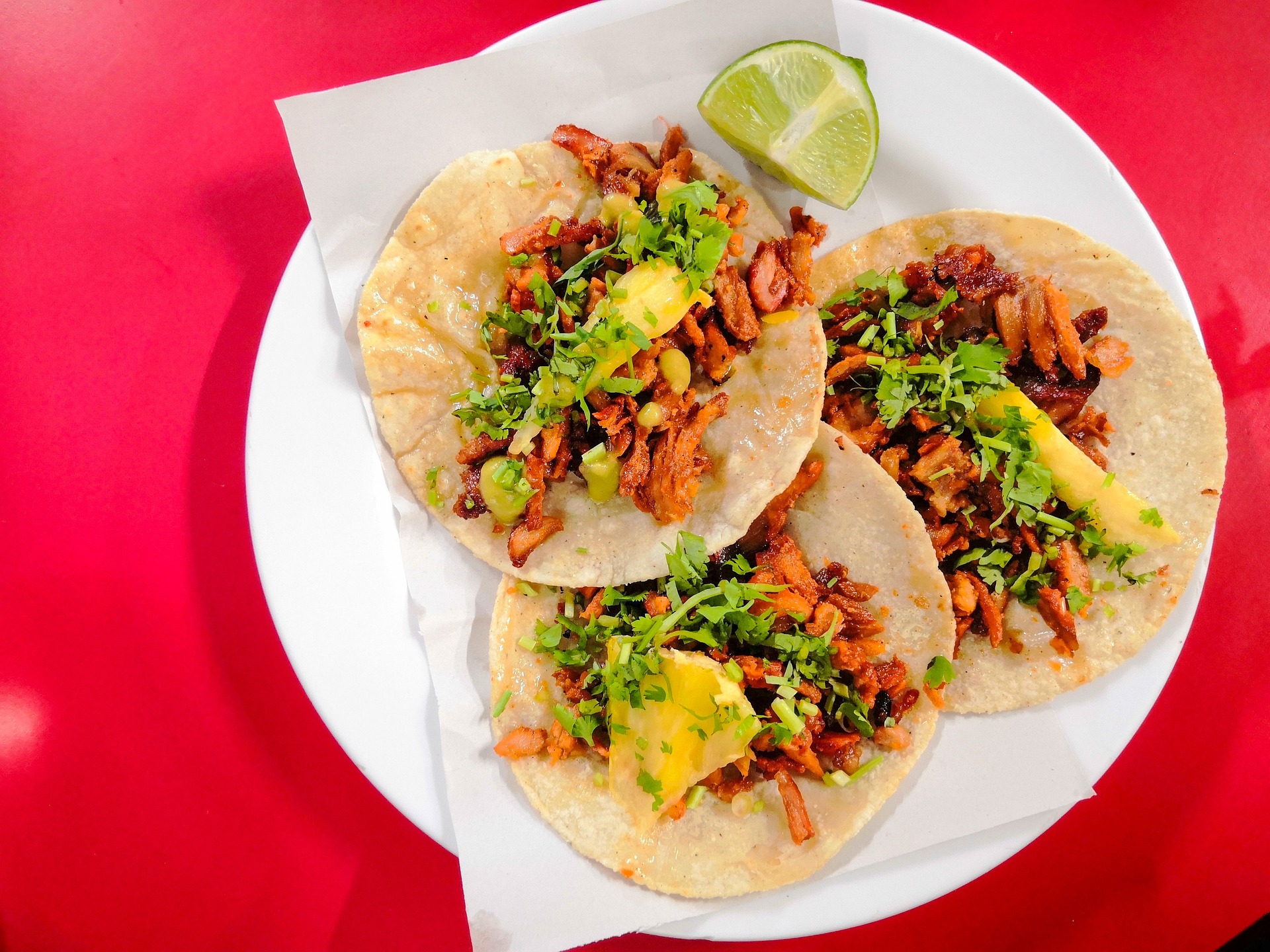 A plate of tacos