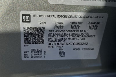 2026 GMC Sierra 1500 SLT