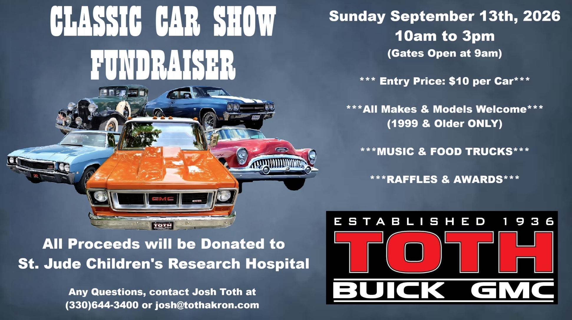 CLASSIC CAR SHOW FUNDRAISER